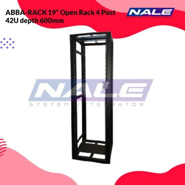 ABBA-RACK 19" Open Rack 4 Post 42U depth 600mm