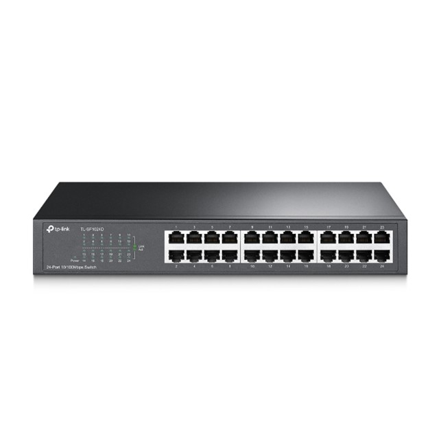 TL-SF1024D TP-LINK 24-port 10/100Mbps Desktop/Rackmount Switch (TL-SF1024D) - Gambar 1